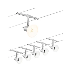 Paulmann Sheela kabelsysteem 5lamps chroom mat
