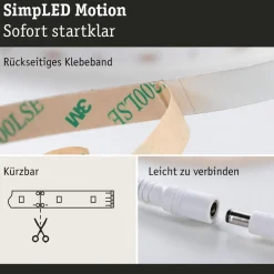 Paulmann SimpLED Motion LED strip set, 5m afstandsbediening RGB
