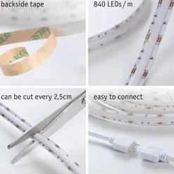 Paulmann SimpLED Stripset COB RGB 1,5 m