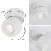 Paulmann Spircle LED opbouwspot, mat wit