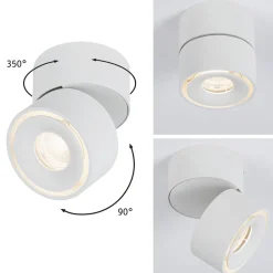 Paulmann Spircle LED opbouwspot, mat wit
