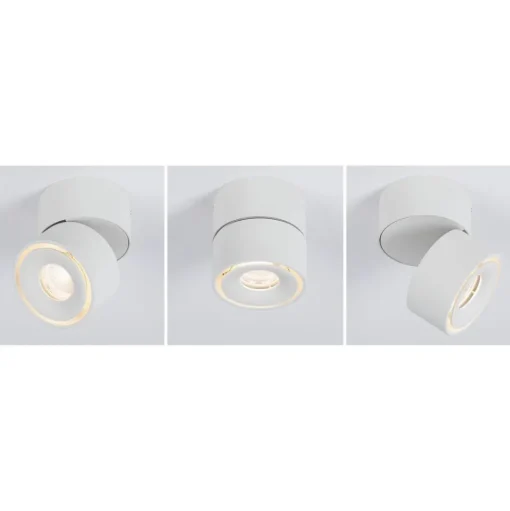 Paulmann Spircle LED opbouwspot, mat wit