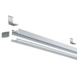 Paulmann Square profiel, alu, diffusor gesatineerd