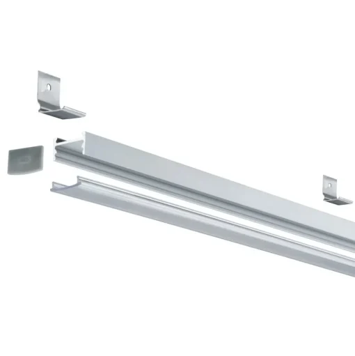 Paulmann Square profiel, alu, diffusor gesatineerd