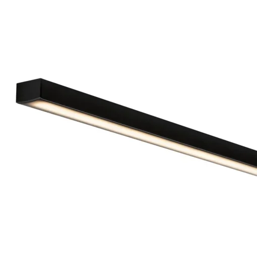 Paulmann Square profiel zwart diffusor zwart 2m