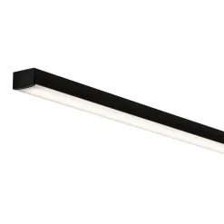 Paulmann Square profiel, zwart, diffusor wit, 2m