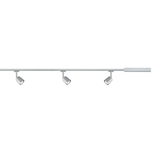 Paulmann URail afdekset, 3 spots, spoor, chroom