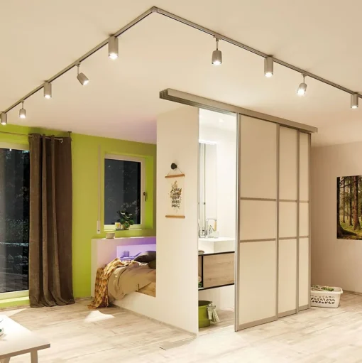 Paulmann URail afdekset, 3 spots, spoor, chroom