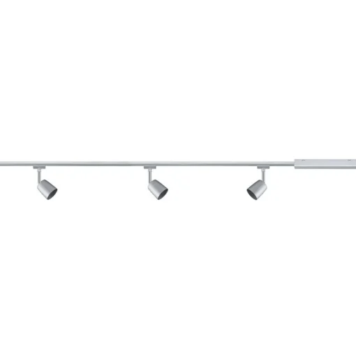 Paulmann URail afdekset, 3 spots, spoor, chroom