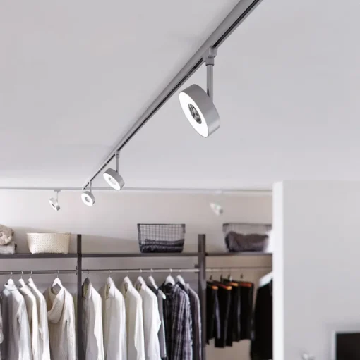 Paulmann URail Circle LED spot rond 4.000K chroom
