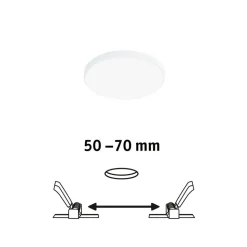 Paulmann Veluna Edge IP44 4.000K dimmer Ø 9cm