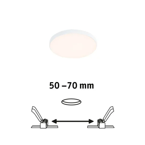 Paulmann Veluna Edge IP44 3.000K dimmer Ø 9cm