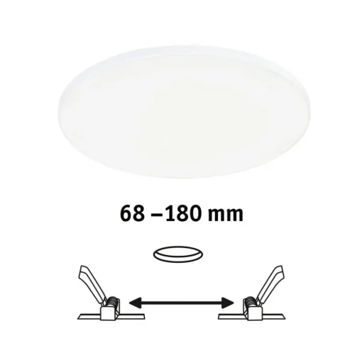 Paulmann Veluna Edge IP44 4.000K dimmer Ø 20cm