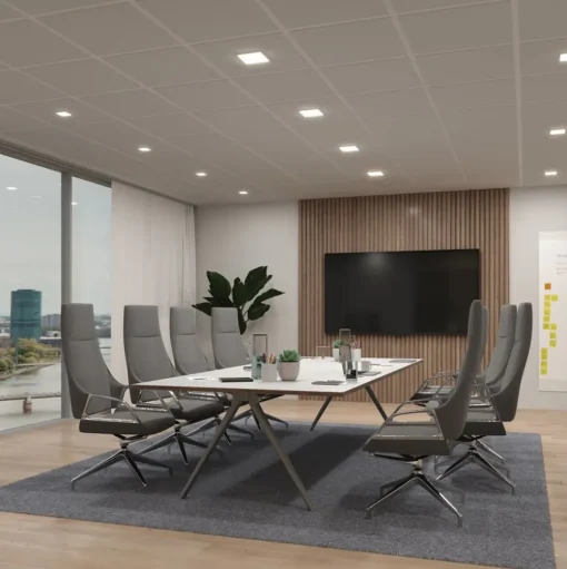 Paulmann Veluna Edge LED inbouw IP44 4000K 12x12cm