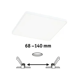 Paulmann Veluna Edge LED inbouw IP44 4000K 16x16cm