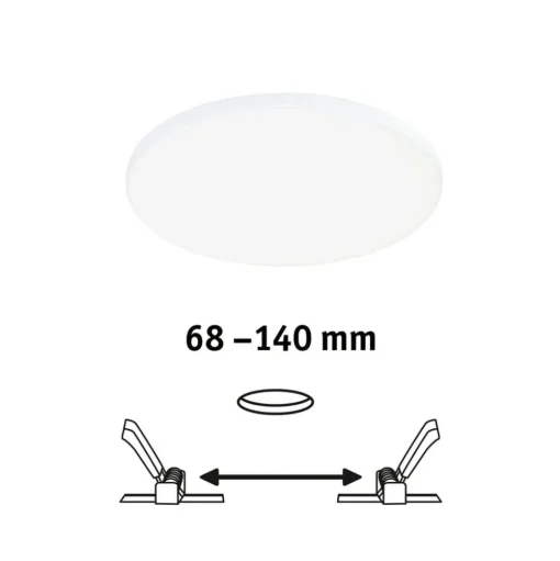 Paulmann Veluna Edge LED inbouw IP44 4.000K Ø 16cm
