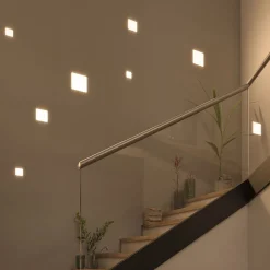 Paulmann Veluna LED inbouwlamp 4.000K 7,5x7,5