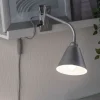 Paulmann Vitis klemlamp, grijs