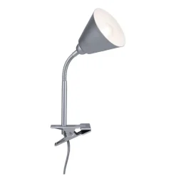 Paulmann Vitis klemlamp, grijs