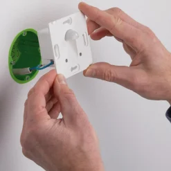 Paulmann Wall inbouwlamp met sensor, wit hoekig
