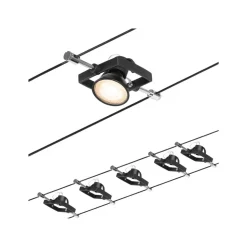 Paulmann Wire Mac II kabelsysteem, 5 m, zwart