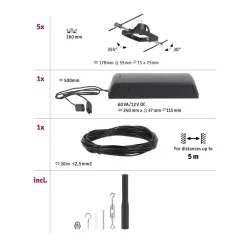 Paulmann Wire Mac II kabelsysteem, 5 m, zwart