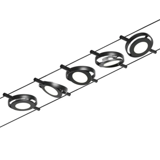 Paulmann Wire RoundMac LED kabelsysteem, zwart