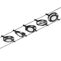 Paulmann Wire RoundMac LED kabelsysteem, zwart