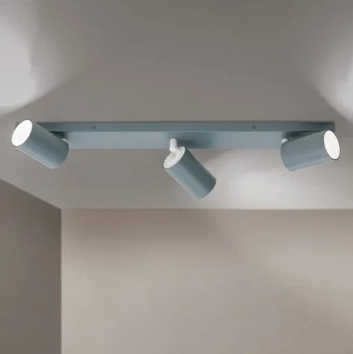 Penn plafondspot, lichtgroen, lengte 60 cm, aluminium