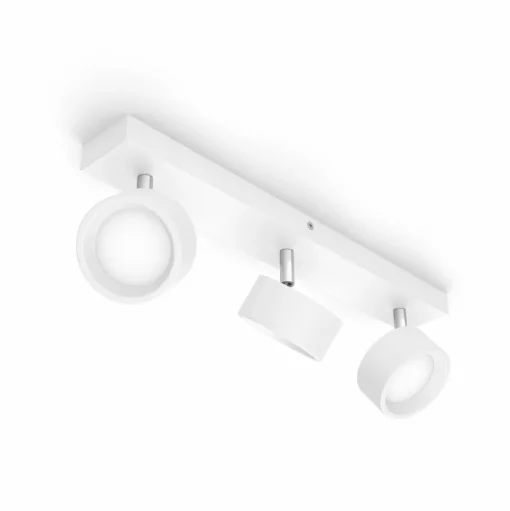 Philips Bracia LED plafondspot 3-lamps, wit