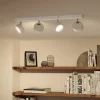 Philips Bracia LED plafondspot 4-lamps, wit