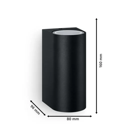 Philips buitenwandlamp Nightingale, 2-lamps