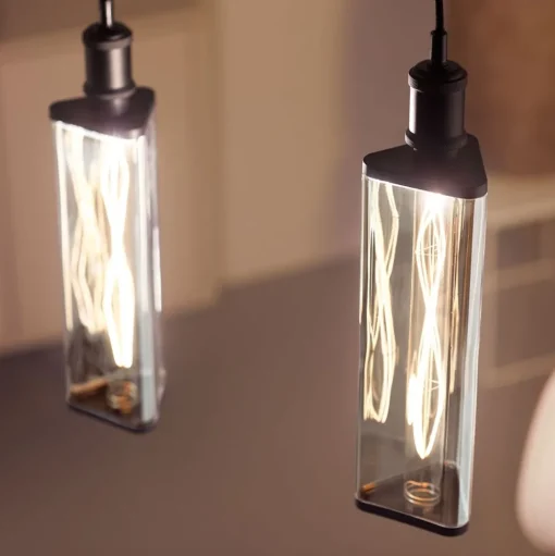 Philips Crystal Giant smoky LED lamp E27 7W