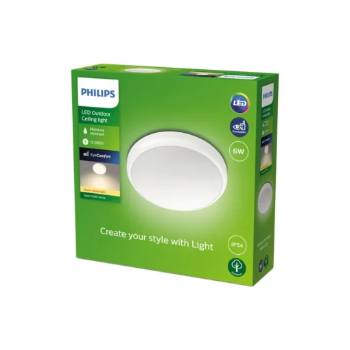 Philips Doris LED buitenlamp IP54 2.700K wit