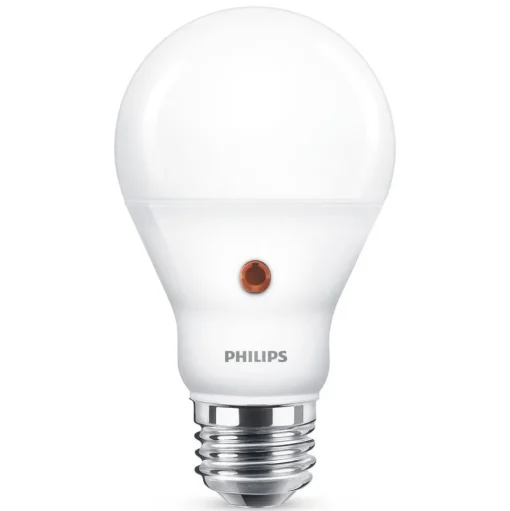 Philips E27 LED lamp dag/nacht-sensor 7,5W 2.700K