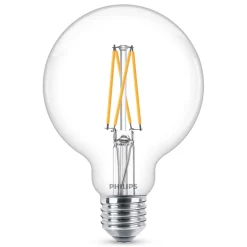 Philips E27 5,9W LED bollamp G95 helder dim 927
