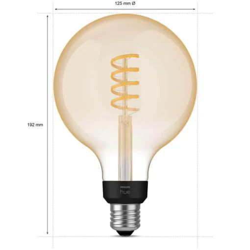 Philips Hue E27 7W LED lamp Giant Globe filament