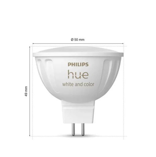 Philips Hue White & Colour Ambiance LED 6.3W GU5.3