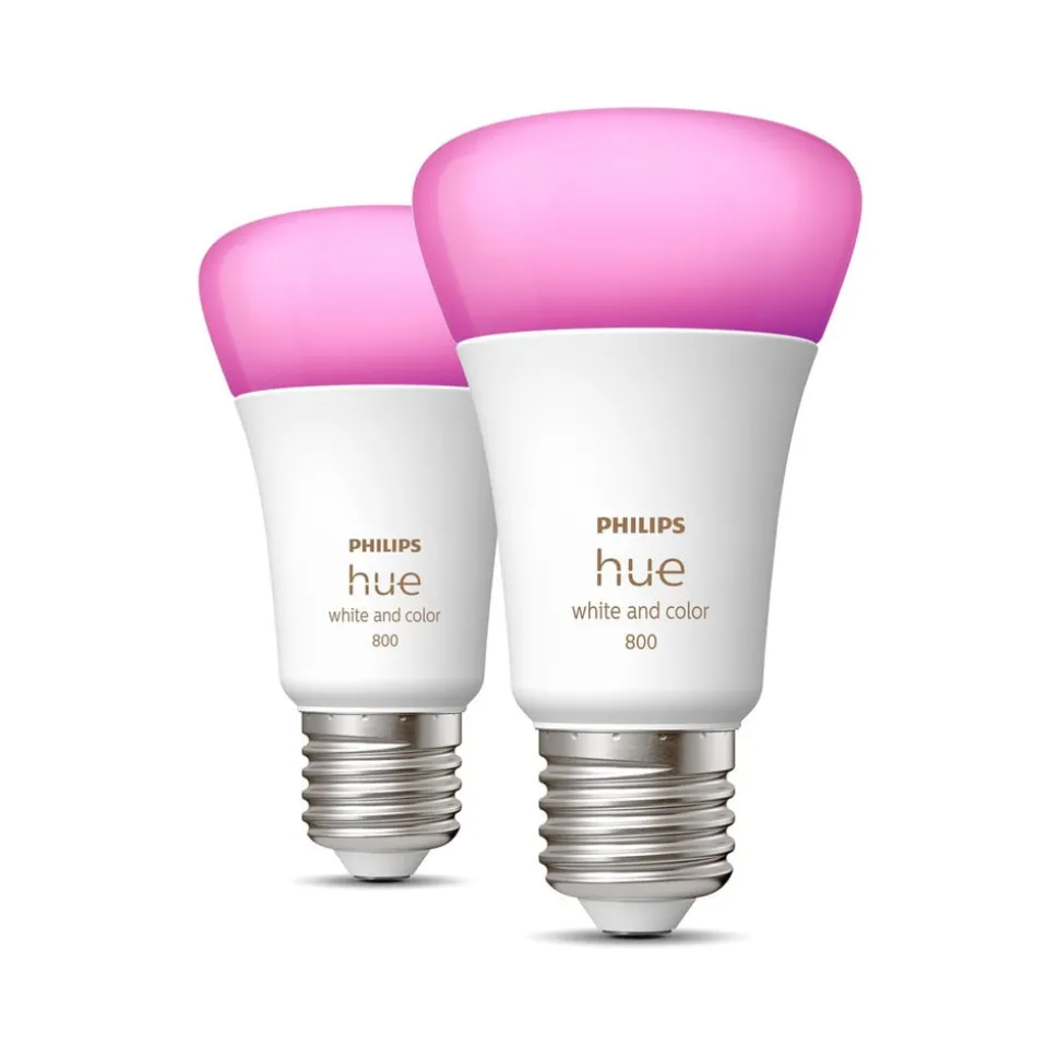 Philips Hue White&Color Ambiance 6,5W E27 2/set