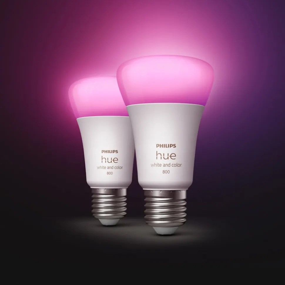 Philips Hue White&Color Ambiance 6,5W E27 2/set