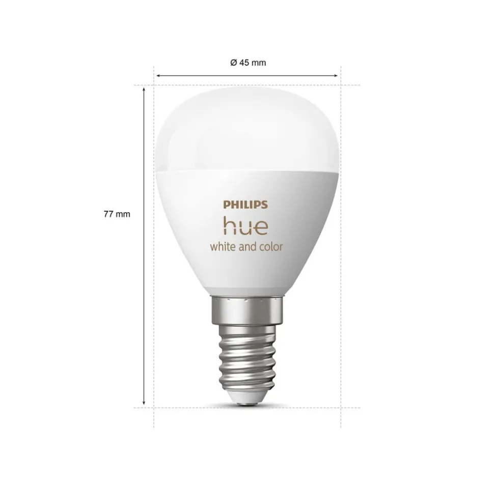 Philips Hue White&Color Ambiance E14 5,1W 2/set