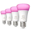 Philips Hue White&Color Ambiance LED E27 6,5W per4