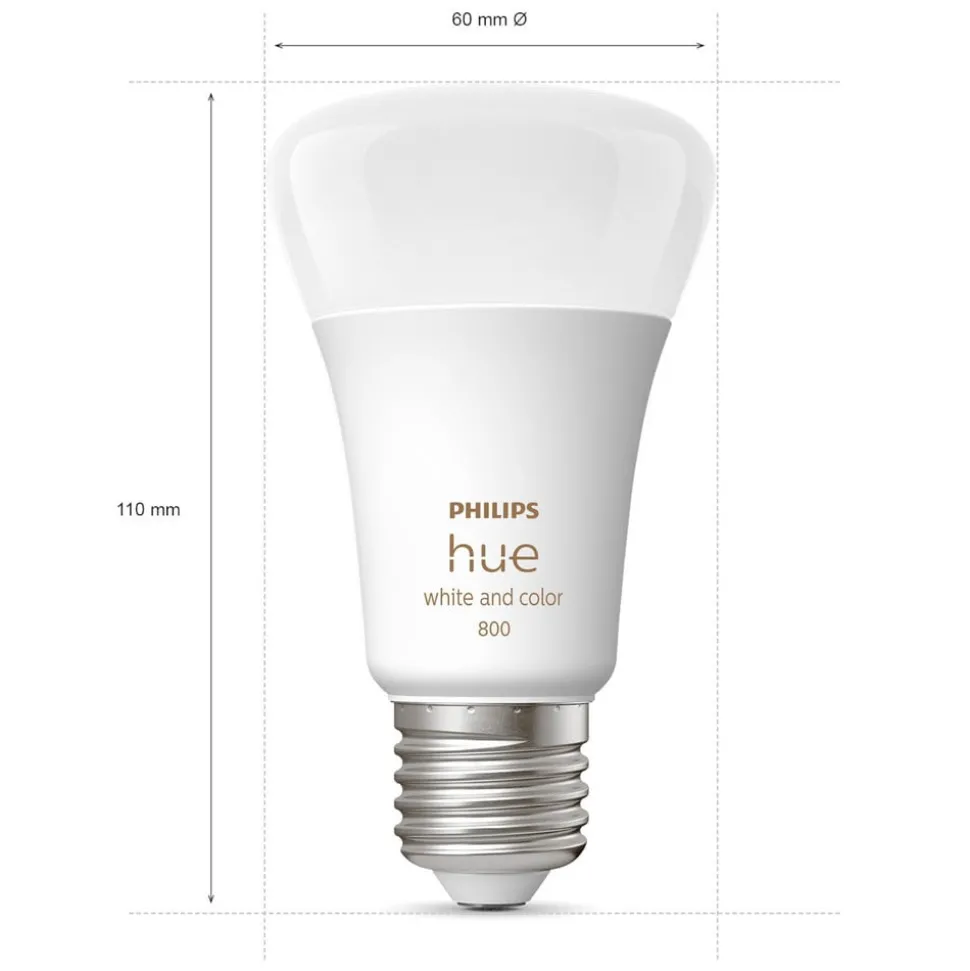 Philips Hue White&Color Ambiance LED E27 6,5W per4