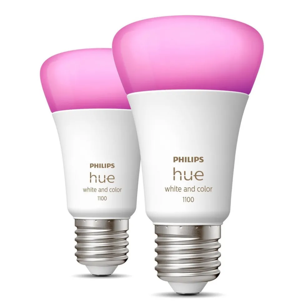 Philips Hue White&Color Ambiance E27, 2 per pak