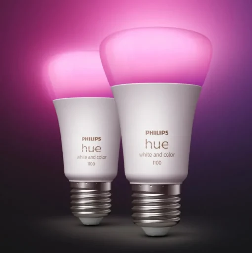 Philips Hue White&Color Ambiance E27, 2 per pak