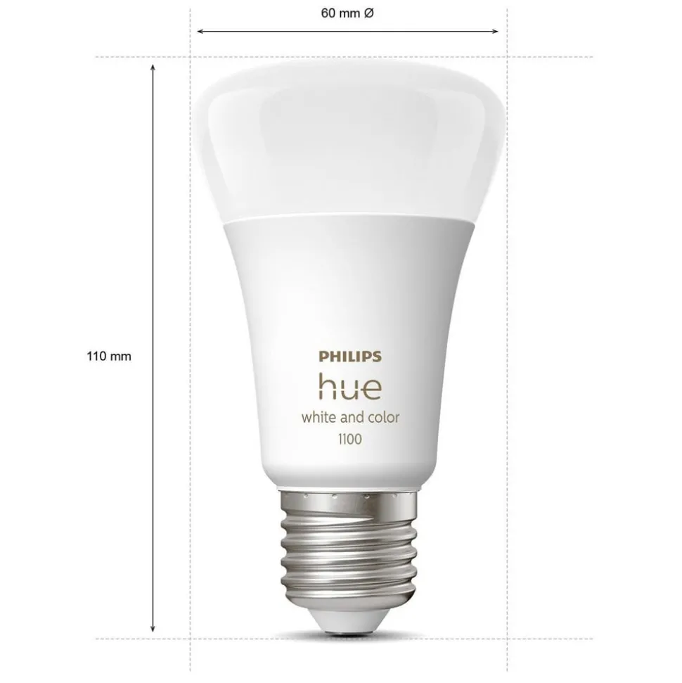 Philips Hue White&Color Ambiance E27, 2 per pak