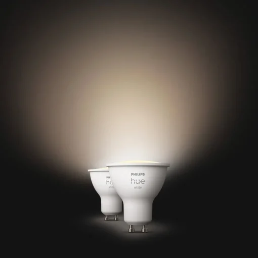 Philips Hue witte LED reflectorlamp GU10 4,2 W, set van 2
