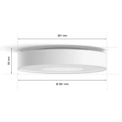 Philips Hue Xamento LED plafondlamp wit 38cm
