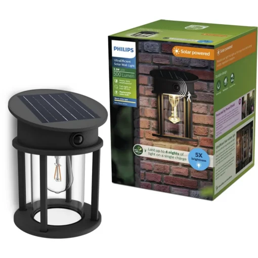 Philips LED buiten wandlamp Geri UE Sensor, rond, IP44