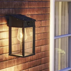 Philips LED buiten wandlamp Geri UE Sensor, hoekig, IP44
